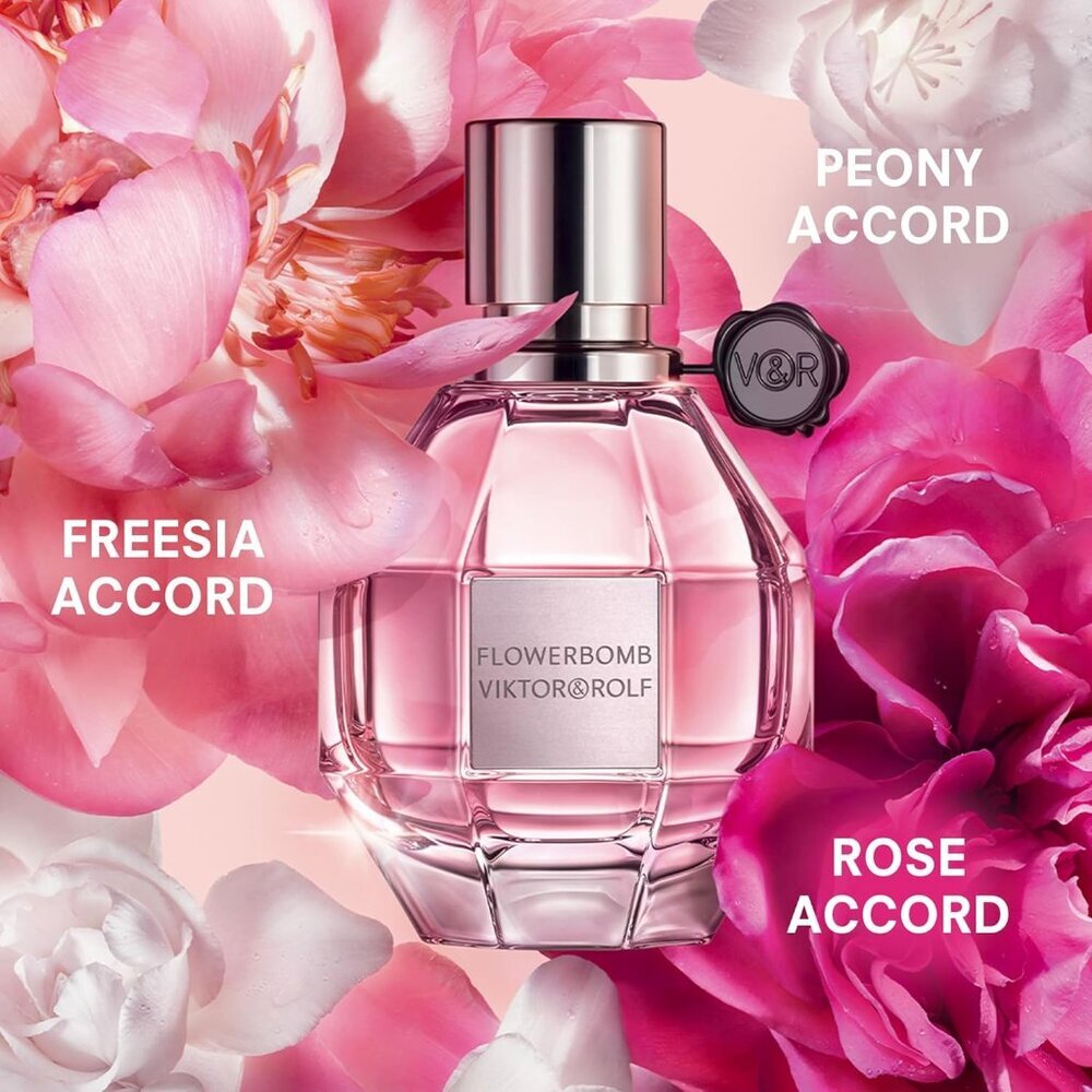 Flowerbomb Eau de Parfum - Women's Perfume - Floral & Woody - With Notes of Vani - Picture 2 of 8
